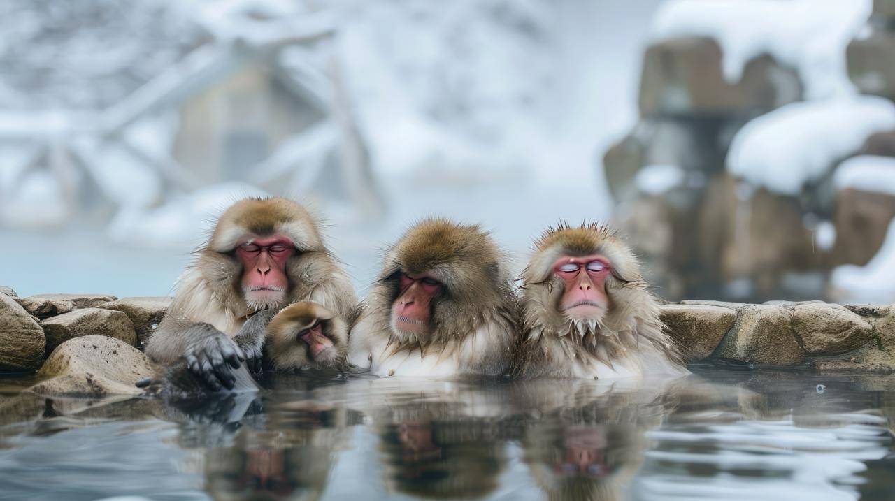 Jigokudani Valley Snow Monkeys