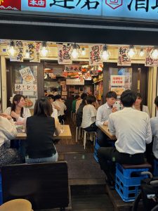 Salarymen relaxing after work