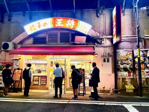 Japanese salarymen have long days